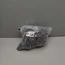 IDOMIK Fuzzy Dog Sweater with Adjustable Hood, Warm Fleece Dog Sweater Hoodie with Harness Hole & Pocket, Pullover Sweaters for Large Dogs, Fuzzy Hooded Sweatshirt for Fall Winter Christmas, Grey, XL