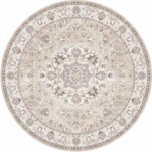 7x7 Living Room Area Rug: Washable Oriental Printed Soft Round Rug for Bedroom Besides Non-Slip Low-Pile Carpet for High-Traffic Area Indoor Stain Resistant Distressed Home Decor Mat(7Round, Green)