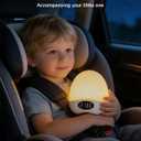 Egg Night Light for Nursery, Portable Rechargeable Baby Nightlight with Touch Control & RGB Color Changing, Dimmable Breastfeeding Lamp with Timer, Cute Wireless Night Light
