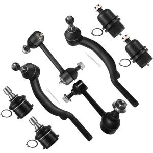 SCITOO 8pcs Suspension Kit Outer Tie Rod Sway Bar Lower Upper Ball Joint Fit 2002-2007 For Chevy Trailblazer For GMC Envoy For Buick Rainier For Isuzu Ascender For Oldsmobile Bravada For Saab 9-7x