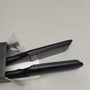 Annlary 1.75 Inch Hair Straightener, Professional Titanium Plate with Ceramic Coating Ionic Dual Voltage Flat Iron with Heat-Resistant Silicone, for Less Frizz, Shinier & Smoother Hair (Bright Black)