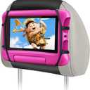 WONNIE Tablet Holder for Car, Upgraded iPad Holder for Car Mount Headrest, iPad Mount Back Seat for Kids with Anti-Slip Strap, Silicone Holding Net/Fits All 7-12.9'' Tablets