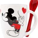 Disney Mickey and Minnie Kissing 4 Ounce Espresso Mug