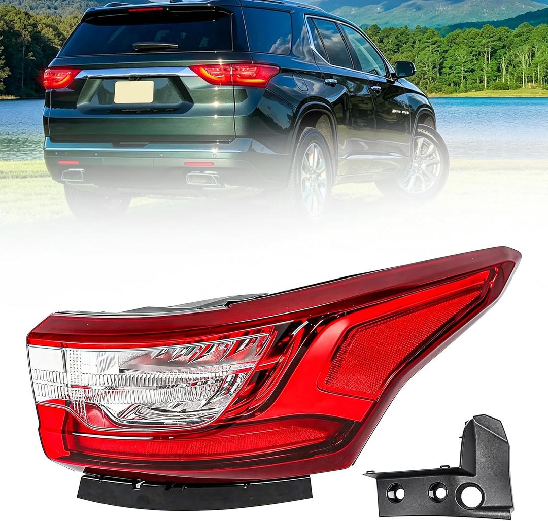 Tail Light Assembly Fit 2018-2021 Chevy Traverse Rear Brake Light Assembly