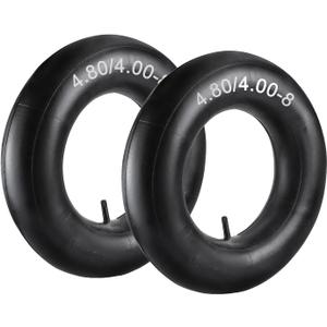 4.80/4.00-8" Tire Inner Tubes by Cenipar For Heavy Duty Cart,Like Hand Trucks, Garden Carts,Mowers And More, Pack of 2 (4.80/4.00-8")