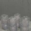 US Acrylic Classic Clear Plastic Reusable Drinking Glasses (Set of 8) 12oz Rocks & 16oz Water Cups | BPA-Free Tumblers, Made in USA | Top-Rack Dishwasher Safe