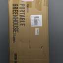 Portable Greenhouse for Outdoors | Walk in Greenhouses Heavy Duty with Durable PE Plant Cover with 3 Tiers of 12 Shelves | Gardening Plant House with Roll-up Zipper Door - 57*57*77 Inches