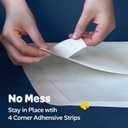Disposable Puppy Pads 100 Count, 22"x22" Pee Pads for Dogs Potty Training, 6-Layer Super Absorbent & Leak Proof, Odor Block Pet Pads with Anti-Slip Adhesive Strips, White