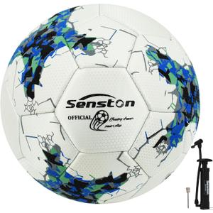 Senston Soccer Ball Size 5-PU Soccer Ball for Aadult - Official Match and Game Ball - Youth & Adult Soccer Players