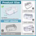 Upgraded DA97-08406A, DA97-08406B/C Refrigerator Door Shelf Replacement for Samsung RF4287HARS/RF4289 Parts(Right Side),Replace AP4578480, 2051375, PS4175803, EAP4175803, DA63-05391, DA63-05392B/A