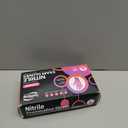 Powder-Free Nitrile Gloves, 3-mil, Disposable Nitrile Gloves, Latex-Free, Powder-Free - Pink/Fuchsia (Large)
