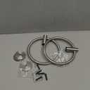 BGL Towel Ring Brushed Nickel, Bath Hand Towel Ring Stainless Steel Round Towel Holder for Bathroom 2Pac