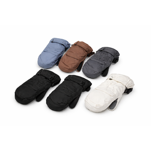 5 Pairs Winter Ski Mittens Kids Waterproof Warm Snow Gloves for Boys Girls Cold Weather Outdoor Activities (White, Light Gray, Light Brown, Brown, Dark Gray, Black, 5-8 Years)