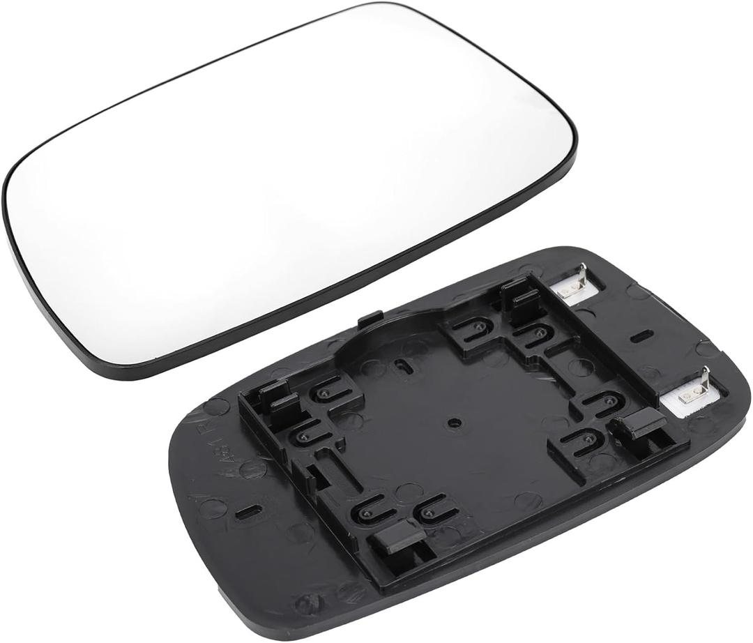 Compatible With Toyota Camry 2007 2008 2009 2010 2011, Driver Left Side Mirror Glass, Heated Convex Side Rearview Mirror with Backing Plate