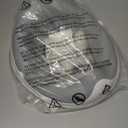 ANGELBLISS Baby Potty Training Toilet Seat with Soft Cushion Handles, Haute Collection, Double Anti-Slip Design and Splash Guard for Boys and Girls (Grey) (Gray)