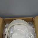 Kid's Bike seat Rear Child Carrier Bike Chair for Bicycle Kids seat for Children 2~4 Years,Weight 55 lbs (White)