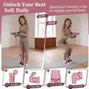 Pedal Resistance Band with Handles, 2026 Upgraded 2-Level Resistance Sit Up Exercise Equipment for Abs, Core, Arms, Legs & Glutes, Portable Home Exercise Bands with Storage Bag
