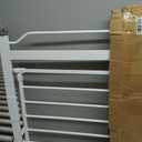 HOOEN 30" Tall Extra Wide Baby Gates for Doorways Stairs 48 to 53 Inch Long Large Pressure Mounted Dog Gates for The House Walk Through Gates Indoor Safety Child Gates for Kids or Pets
