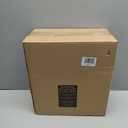 mDesign Stainless Steel Slim Rectangular Modern Metal 2.6 Gallon Trash Can Wastebasket, Bronze