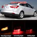 Tail Light Compatible with Ford Focus Sedan 2012 2013 2014 with Bulb Replace FO2819151 (Right Passenger Side)