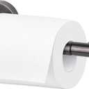 Newfun Oil Rubbed Bronze Toilet Paper Holder, SUS 304 Stainless Steel Adjustable Double Post Pivoting Toilet Paper Roll Holder Wall Mount for Bathroom