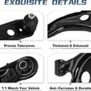 2PCS Front Lower Control Arm with Ball Joint Assembly for 2008-2014 Scion xD for 2012-2019 Toyota Prius C for 2007-2019 Driver & Passenger Side Suspension Kit K620572 K620573