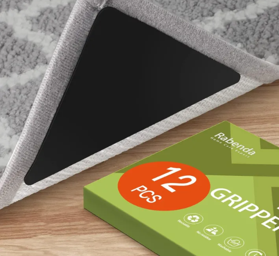 Rabenda Grippers for Carpet and Rugs, 12 Pcs