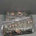 Wide Hallway Washable Runner Rug: 3x10 Water-Resistant Entryway Area Rug Vintage Soft Carpet for Living Room Non Slip Indoor Farmhouse Floor Mat for Bathroom Laundry Room(3x10,Green)