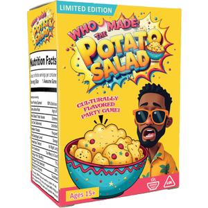 Kinfolk Sayless Presents - Who Made The Potato Salad - Ultimate Soul Food Card Battle - Build Your Plate, Sabotage Rivals, Claim Flavor Victory - Hilarious Black Culture Game Night Fun