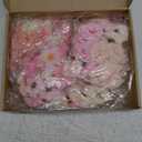 210 Pcs Mini Silk Flower Heads Small Pink Fake Rose Daisy Faux Flowers Bulk for Crafts Artificial Loose Fabric Flowers Heads Sunflower Bulk for Wedding Hair Cap Dresses Decorations (Light Pink Mixed)