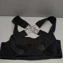 Posture Corrector for Women and Men,Adjustable Shoulder Straightener,Back Support Brace,Upper Spine scoliosis, hunchback Black X-Large