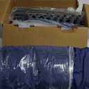 42x42 Inch Puppy Playpen with Cover, Dog Playpen for Puppies or Small Dogs, Pet Fence for Indoor & Outdoor, Sturdy Safety Dog Pen with Thickened Fabric, High-Strength Nylon Wire Mesh, Blue