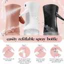 Kitsch Continuous Spray Bottle for Hair  Fine Mist Water Mister & Water Spray Bottle  Recycled Hair Spray Bottle  Spray Bottles for Cleaning, Styling, Plants & More  White, 150ml