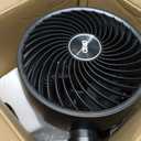 DREO Fan for Bedroom, 13-Inch Oscillating Table Air Circulator Fan for Whole Room, 120 Tilt Adjustment, 25dB Ultra-Quiet, 75ft Powerful Airflow, 4 Speeds Desk Fans with Remote for Home, Office, Small