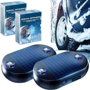 2PC Anti-Freeze Electromagnetic Car Snow Removal Device,Upgrade Car Interference Antifreeze Instrument, Removal Device for Winter Commute Ice Frost Removal on Cars Electromagnetic Snow Removal (B)