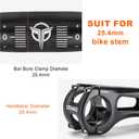 25.4 Bike Handlebar - 30mm, 55mm, 70mm, 90mm,120mm Riser Handlebar - 620mm Aluminium Alloy Mountain Bike Bicycle Handlebars (25.4-120mm Rise)