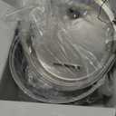 oneisall 2L Stainless Steel Cat Water Fountain with Snap, Anti-Spill Cats Water Fountains with Quiet Pump,Continuous Fresh Water Supply,Pet Water Fountain for Single Kitty & Small Pets