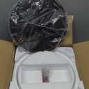 Flush Mount Ceiling Light Fixtures, 2-Light Oil Rubbed Bronze Ceiling Mount for Farmhouse with Seeded Glass Lampshade, Industrial Flush Mount Light Fixture for Hallway, Kitchen, Entryway and Foyer