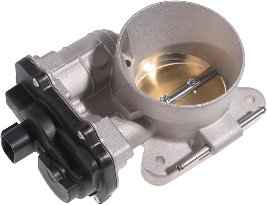 AUQDD S20006 Throttle Body Assembly (For V8 4.8L/5.3L/6.0L) Fit For 03-06 Cadi-llac Escalade/Chevy Avalanche Silverado Tahoe/G-MC Envoy Sierra 1500 Yukon (Replace # TB1008 12679525 12570800)
