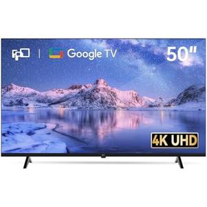 FPD 50 Inch Smart TV, 4K LED Google TV with Google Play Built-in Google Cast, HDR 10, MEMC, Voice Remote, Dolby Audio, UHD Stream Live Television (CG50-C3,2024)