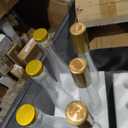 Clear Glass Bottle 6 Pack 12 oz (375 ml) with Cap Hot Sauce Oil Jam for Beverages Oils Kombucha Kefir Vinegar Beer Airtight Caps and Leak Proof Lids Shrink Film