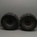 16x8-7 ATV Wheels, 3 lug 16x8-7 Tubeless Tires for Kazuma Quad ATV Go Kart UTV 125cc 150cc Off Road Tyres 3 Holes Rim set of 2