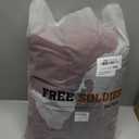 FREE SOLDIER Women's Waterproof Ski Snow Jacket Fleece Lined Warm Winter Rain Jacket with Hood Fully Taped Seams (Large, Wine Red)