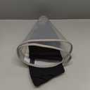 Dog Cone Collar with Snap-on Detachable Soft Liner, Lightweight Transparent Elizabethan Alternative to Stop Licking, for Spay Neuter Surgery Recovery, for Medium Large Small Dogs (Black,L)