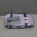 Mesh Beach Bag for Women Small Beach Tote Bag Sandproof Foldable Swim Pool Bag with 8 Pockets for Travel (Purple)