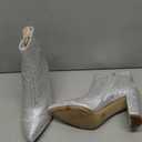 DREAM PAIRS Women's Chunky Heel Ankle Booties Pointed Toe Short Boots (8)