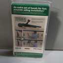 PacTool Gecko Gauge 8 in. x 3/8 in. D Plastic LP Siding Tool Green 2 pk