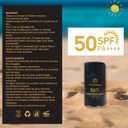 Ivoryloom Sunscreen Stick SPF 50 | Broad Spectrum UVA/UVB Protection | Zinc Oxide | Camellia, Wormwood, Beeswax, Vitamins A, C & E | Perfect For DRY SKIN | Organic | Water Resistant |1.41 OZ