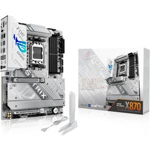 ASUS ROG Strix X870-A Gaming WiFi AMD AM5 X870 ATX Motherboard 16+2+2 Power Stages, Dynamic OC Switcher, Core Flex, DDR5 AEMP, WiFi 7, 4X M.2, PCIe 5.0, Q-Release Slim, USB4, AI OCing & Networking
