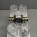 Wall Sconces Set of Two, 22" Black and Gold Bathroom Sconces with Clear Glass, Hardwired Modern Sconces Wall Decor Set of 2 Wall Light fixtures for Bathroom Mirror Living Room Hallway Bedroom